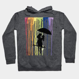 Kissing in the Rain Hoodie